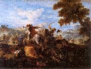 Parrocel, Joseph Cavalry Battle Spain oil painting artist